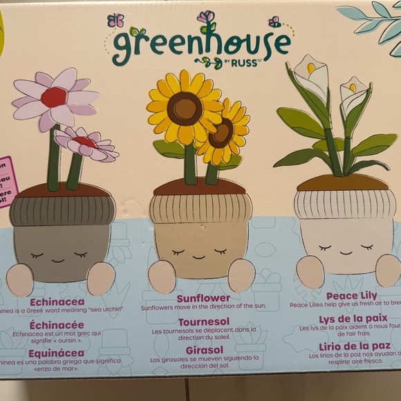 Brand new Potted Plush 3PK Greenhouse-flowers - Picture 4 of 4